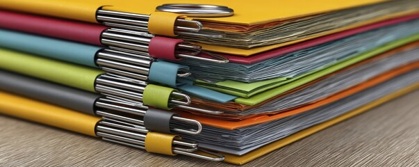 Fototapeta premium Various medical documents arranged on a clean surface - health treatment letters