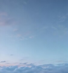 Gentle blue pastel sky abstract, fading gradient, calming effect , design, celestial