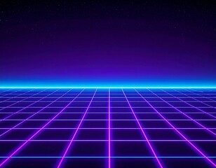 近未来的な線の入ったステージ風の背景