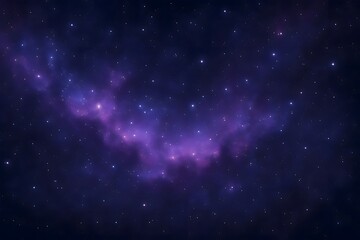 Cosmic Galaxy Background with Nebula and Stars in Deep Space