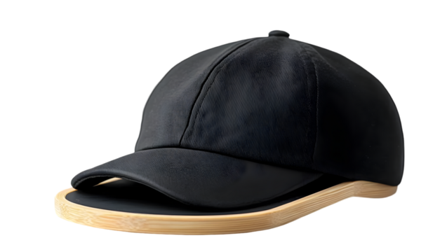 Black Cap with Wood Base