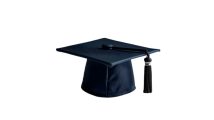 Graduation cap on Transparent Background