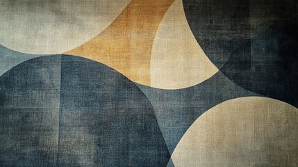 Abstract circles on textured background
