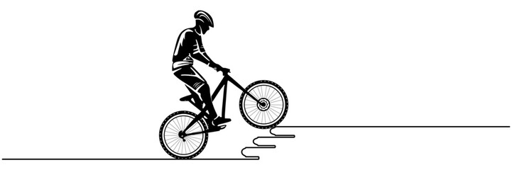bicycle line art for world bicycle day
