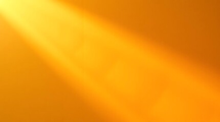 Golden Light Beam with Orange Background.