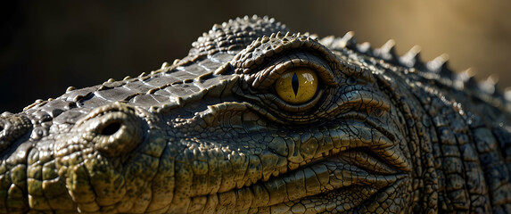 Nile Crocodile with Rough Skin