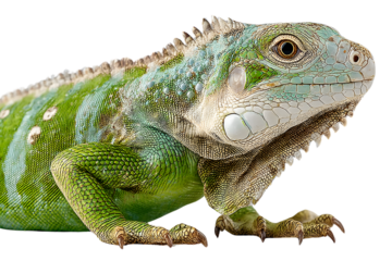 Green Iguana Reptile Portrait Closeup Detail Scaly Skin Texture Wildlife Photography