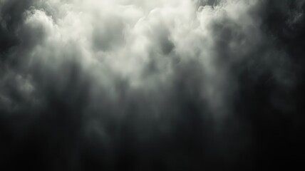 Dramatic Black and White Storm Clouds Sky Weather Nature Background