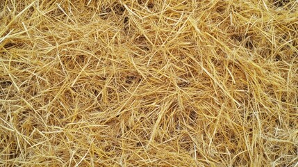 Detailed close up of dry yellow grass texture