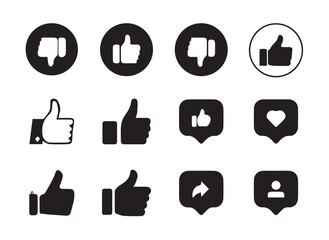 Repost, heart, like,user social media icon.Social media notification vector icon set. Like icon button , thumb up icon.share icon button. vector illustration eps 10.