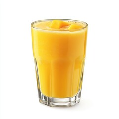 Mango smoothie in a glass