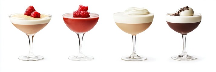 Layered Dessert Cocktails