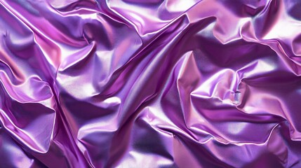 Obraz premium wrinkled purple tint holographic metallic Photography background