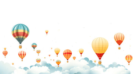 Obraz premium Charming Cartoon Vector Illustration for Birthday Party Invitation Card Design