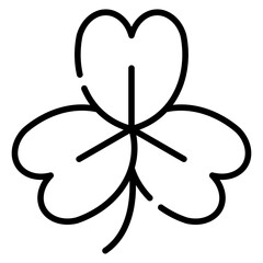 Clover Line Icon