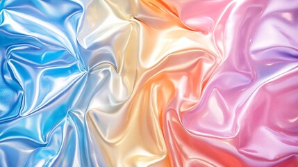 Fototapeta premium glossy pastel holographic metallic Photography background