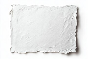 Obraz premium Blank, textured white paper sheet