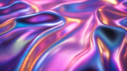 Obraz premium iridescent multicolor holographic metallic Photography background