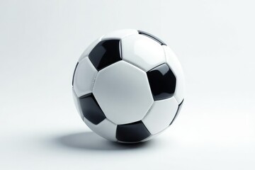 Fototapeta premium New pristine white football on seamless white , touchdown, score