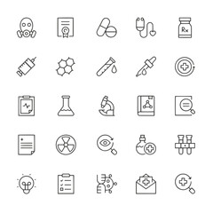 Medical icons A diverse health symbol set