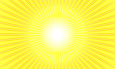 Fototapeta premium starburst yellow abstract background element of design. sunburst - sunray vector illustration 