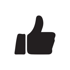 Thumb up and like love, meaning good button vector. For web and application. Illustration isolated on white background. vector illustration eps 10.