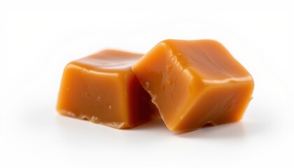 Delicious caramel treats kitchen food photography studio setting close-up sweetness and indulgence