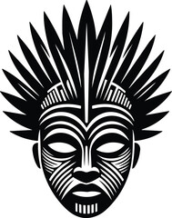 African tribal mask headdress