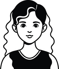 silhouette of a girl
