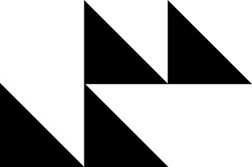 Triangle shapes set. Graphic elements