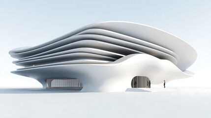  Futuristic Organic Architectural Concept Render