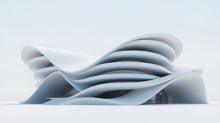  Futuristic Organic Architectural Concept Render