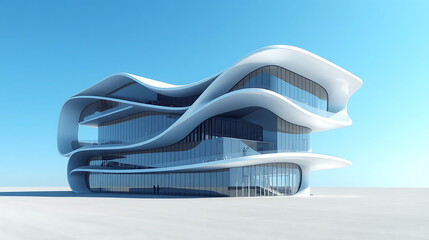  Futuristic Organic Architectural Concept Render