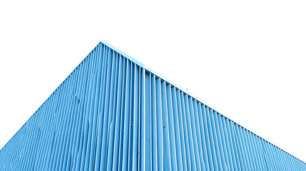 Minimalist Vertical Lines on Modern Building Facade
