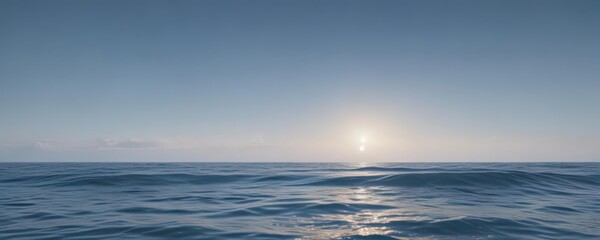 Obraz premium Gentle ocean-inspired gradient, light blue to darker blue hues, peaceful mood, peaceful, ocean, aqua