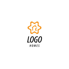 Modern minimalist professional and creative logo design for home.
