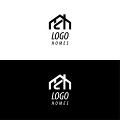 Modern minimalist professional and creative logo design for home.