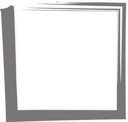 Obraz premium Frame square ink grunge. Design elements