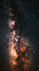 Celestial river of cosmic dust and stars