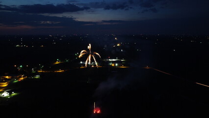 Fireworks at night 