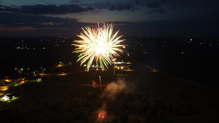 Fireworks at night 
