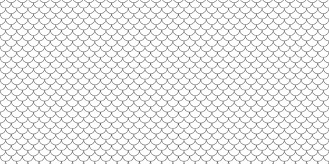 fish scales seamless horizontal background .Vector illustration. EPS 10.