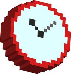 시계 픽셀 아트