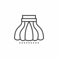 Skirt vector collection. Illustration design for business. Stock vector.