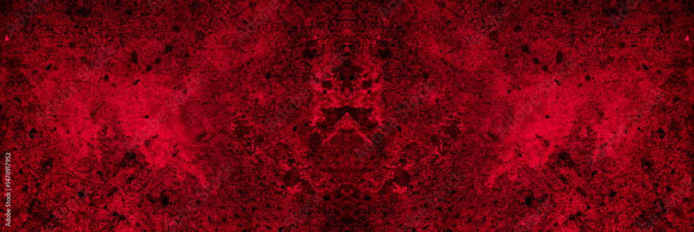 Poster old wall texture cement black red background abstract dark color design are light with white gradien