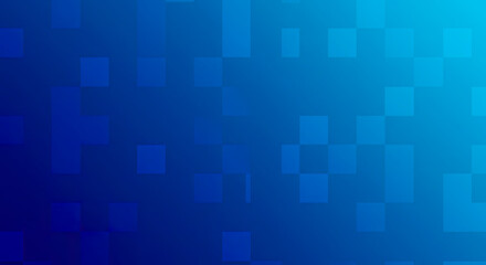 Obraz premium Abstract Blue Pixelated Background: Modern Technology, Digital D