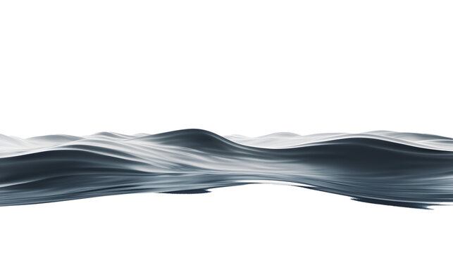 Abstract Ocean Waves in Motion