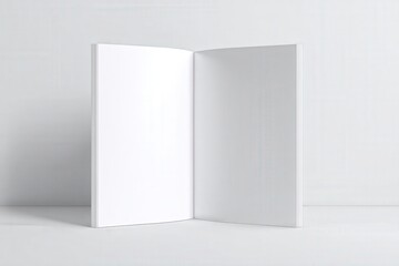 Blank open book mockup. Perfect for showcasing your design.