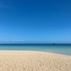 beach and blue sky