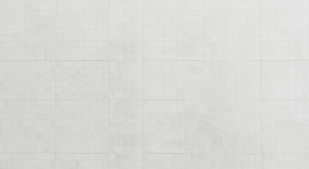 Fototapeta premium Clean Minimalist White Square Tiles Texture Background: Modern I